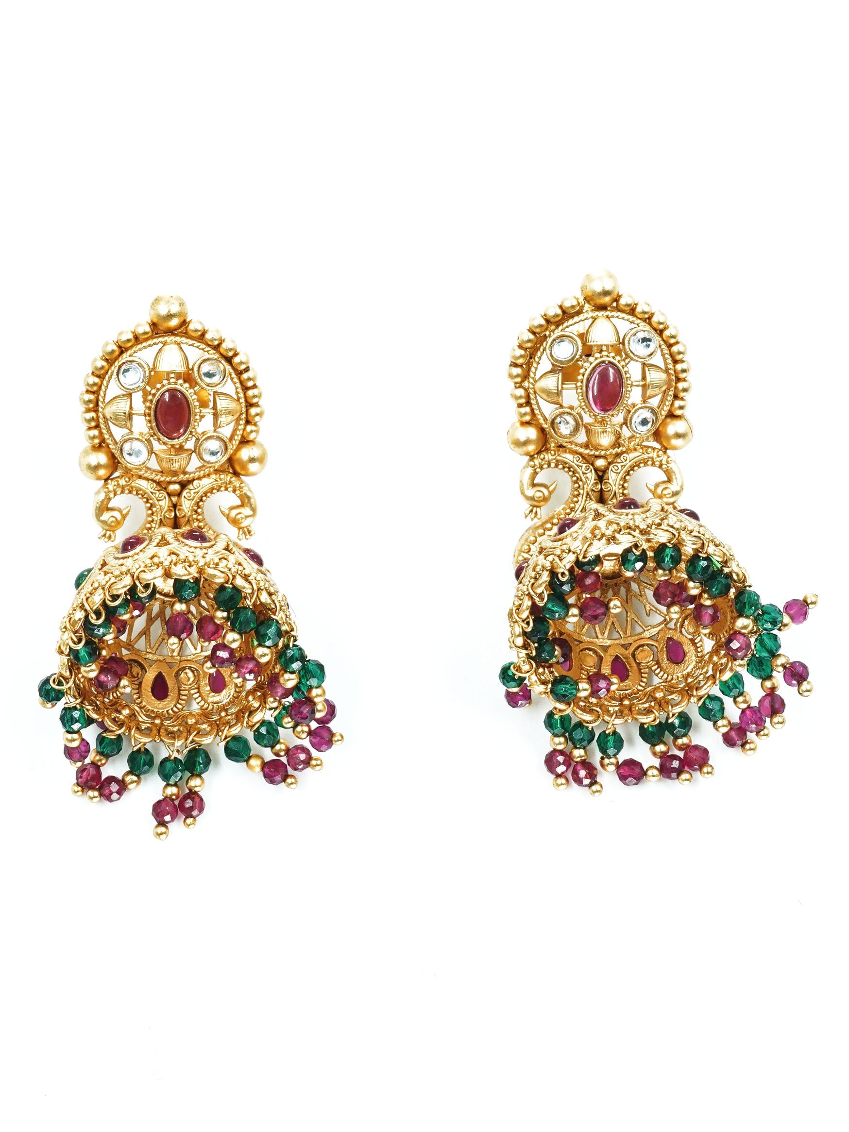 For order and more collections watsapp to 9491550579 | Gold earrings models,  New gold jewellery designs, Gold earrings wedding
